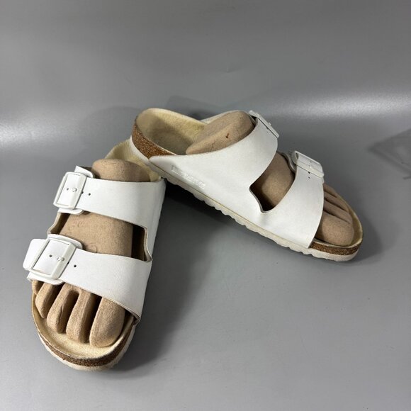 Birkenstock Unisex Arizona Slide Sandal - White - Size 41 main image 11